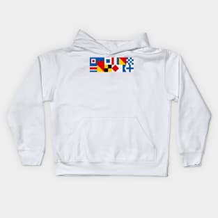 West on Colfax nautical Kids Hoodie